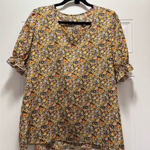 Floral Print Women's Top